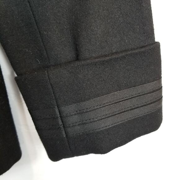A/X Armani Exchange Women's Black Wool Blend Zip Front Jacket Blazer Size Small - Picture 5 of 9